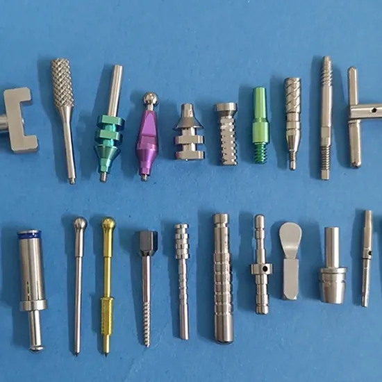 custom dental components made by cnc technology 